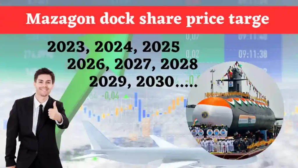 Mazagon dock share price target 2023, 2024,2025, 2026, 2027, 2028, 2029